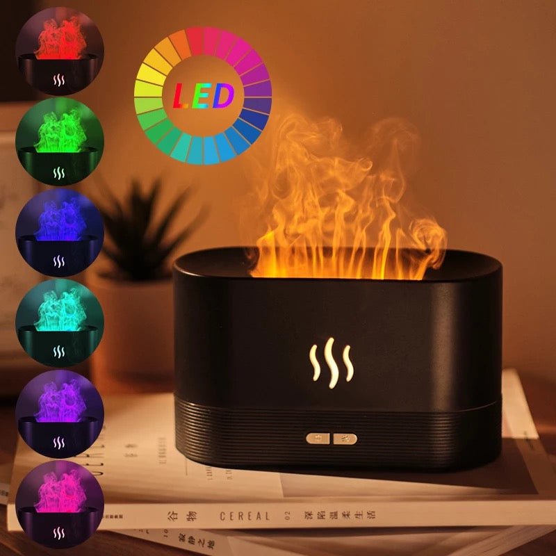 Aroma Diffuser med Flammeeffekt - FrisktHjem