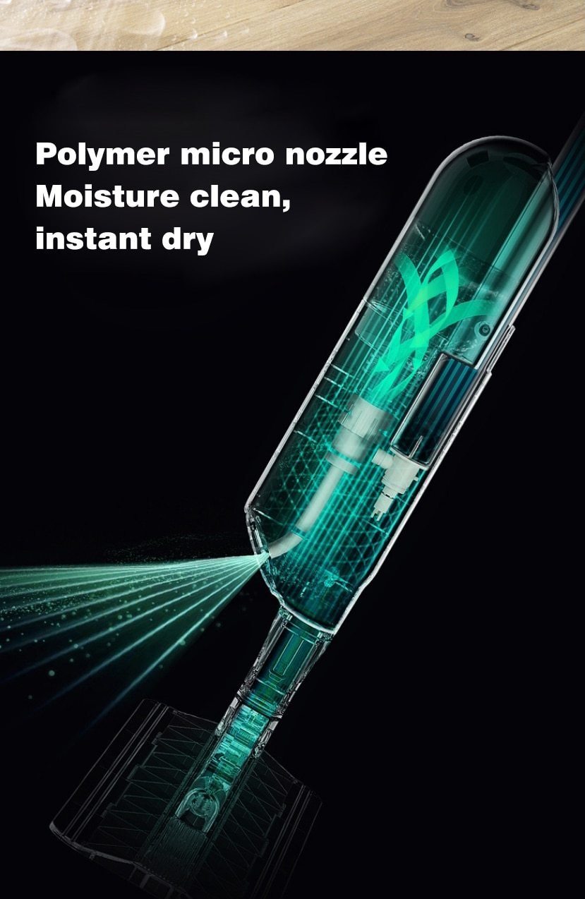 Spray Mopp med Gjenbrukbare Mikrofiberkluter - FrisktHjem